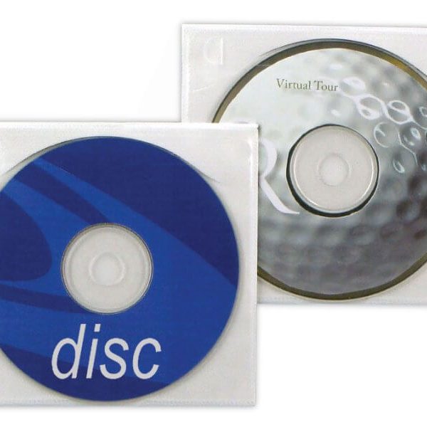 Tamper Resistant Adhesive CD/DVD Sleeve Box of 1000 Univenture