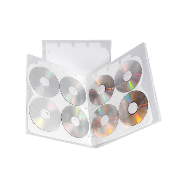 8 Disc CD/DVD Binder Page White Box of 760 Univenture
