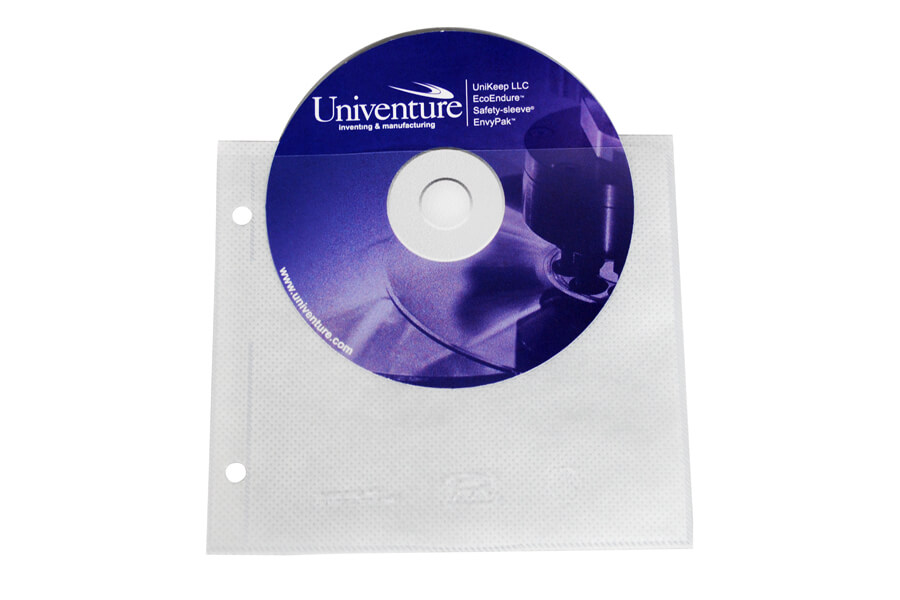 2 Hole Top Load CD/DVD Page - Box of 800 | Univenture