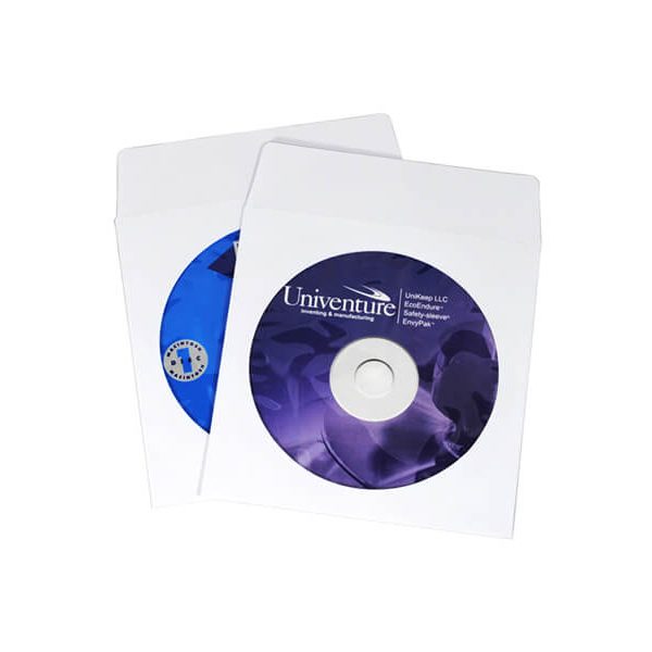 Paper CD/DVD Sleeve with Window Box of 1000